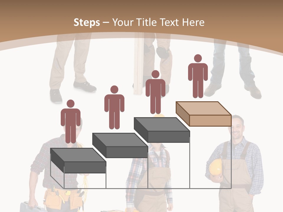 Building Group White PowerPoint Template