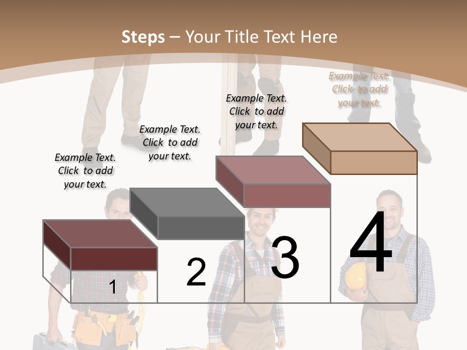 Building Group White PowerPoint Template