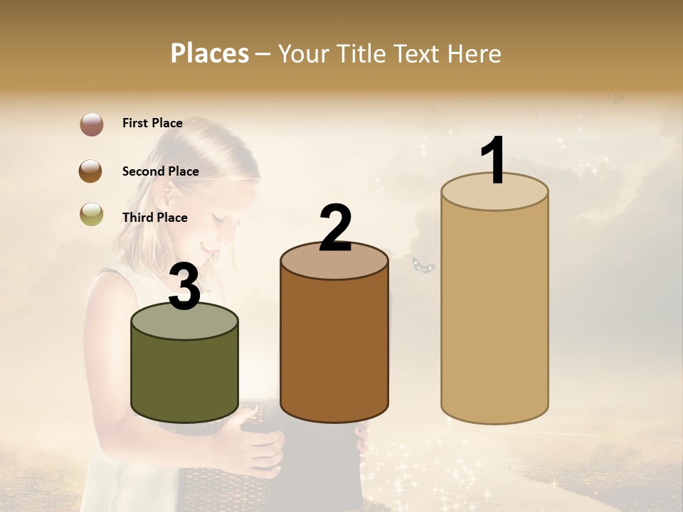 River Happiness Night PowerPoint Template