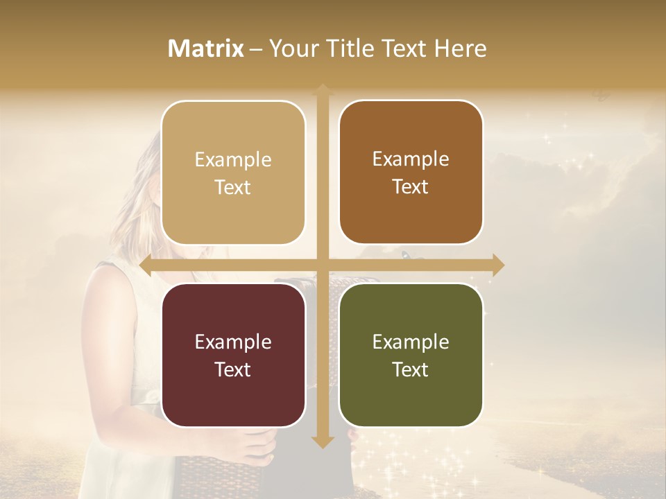 River Happiness Night PowerPoint Template