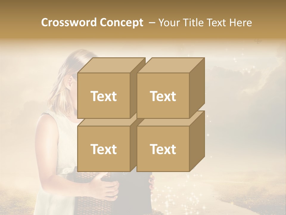 River Happiness Night PowerPoint Template