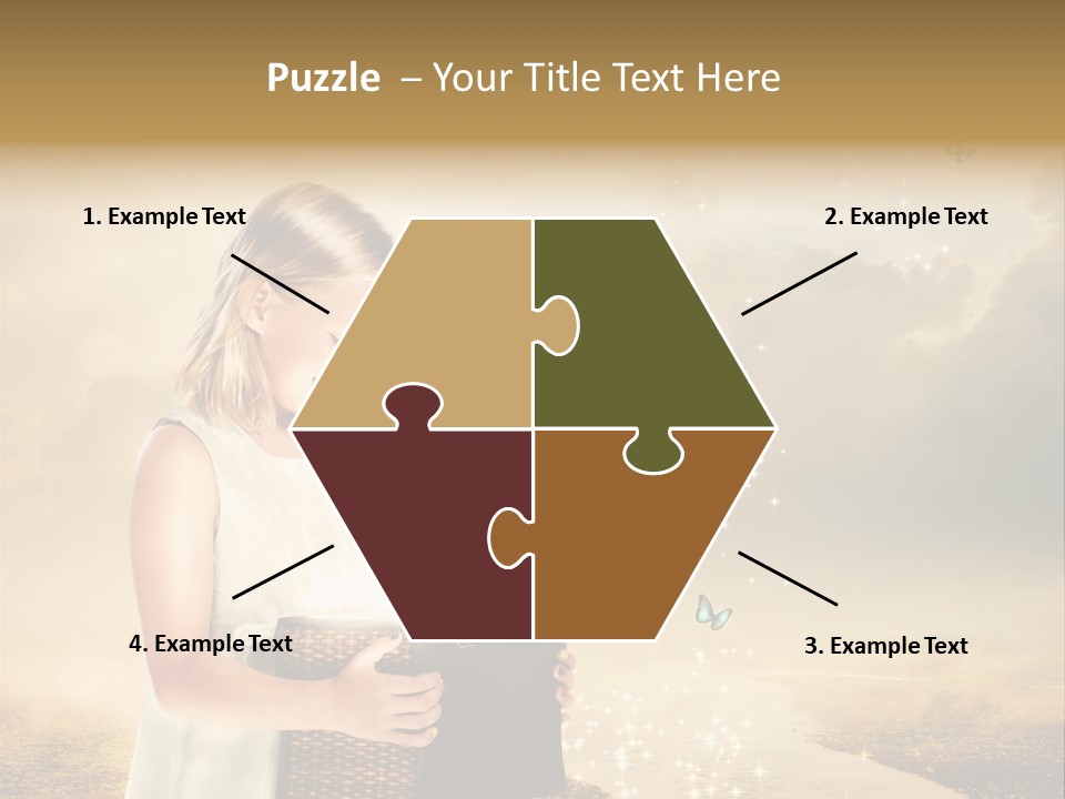 River Happiness Night PowerPoint Template