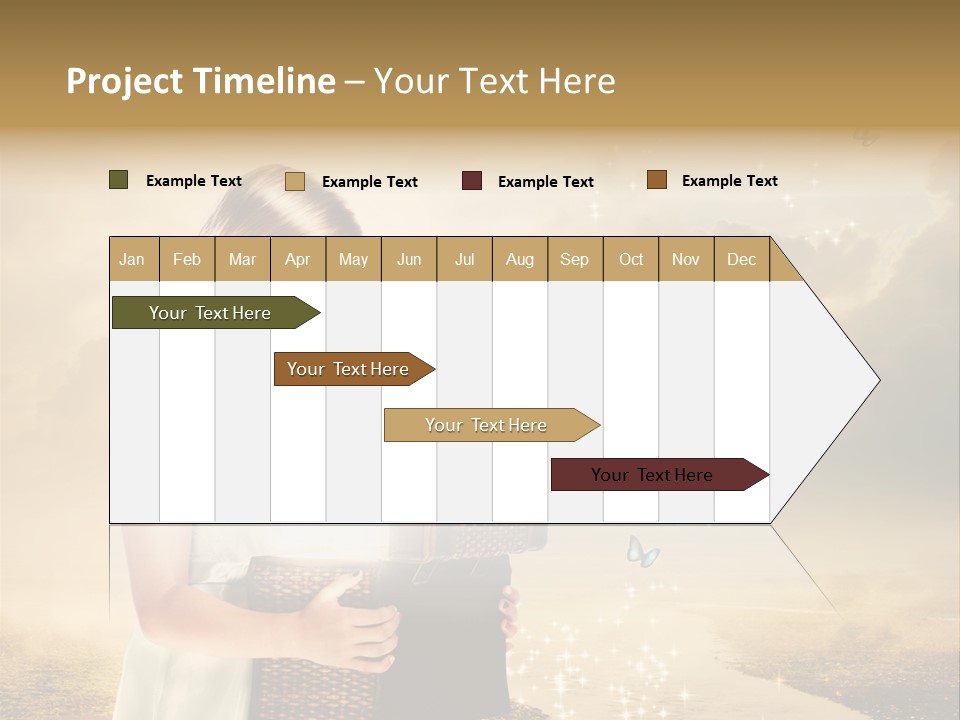 River Happiness Night PowerPoint Template