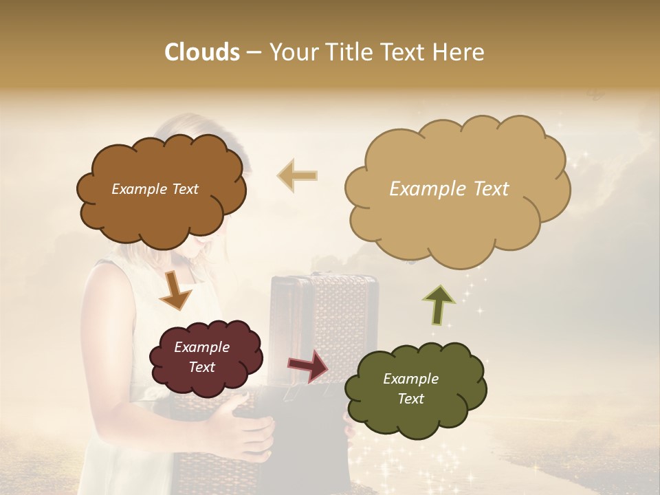 River Happiness Night PowerPoint Template