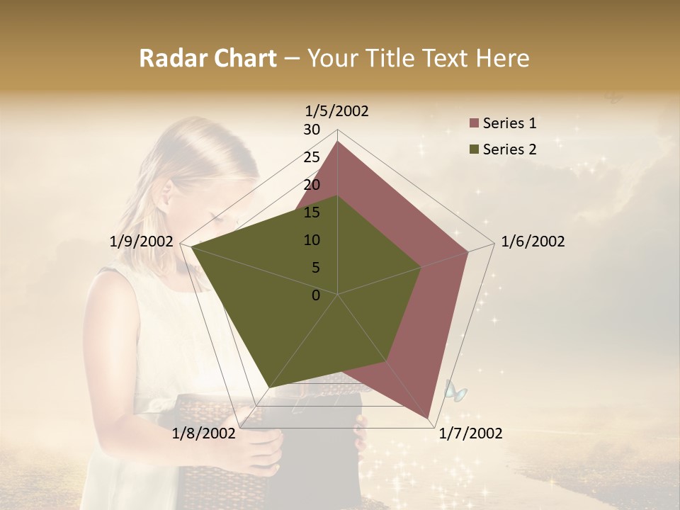 River Happiness Night PowerPoint Template