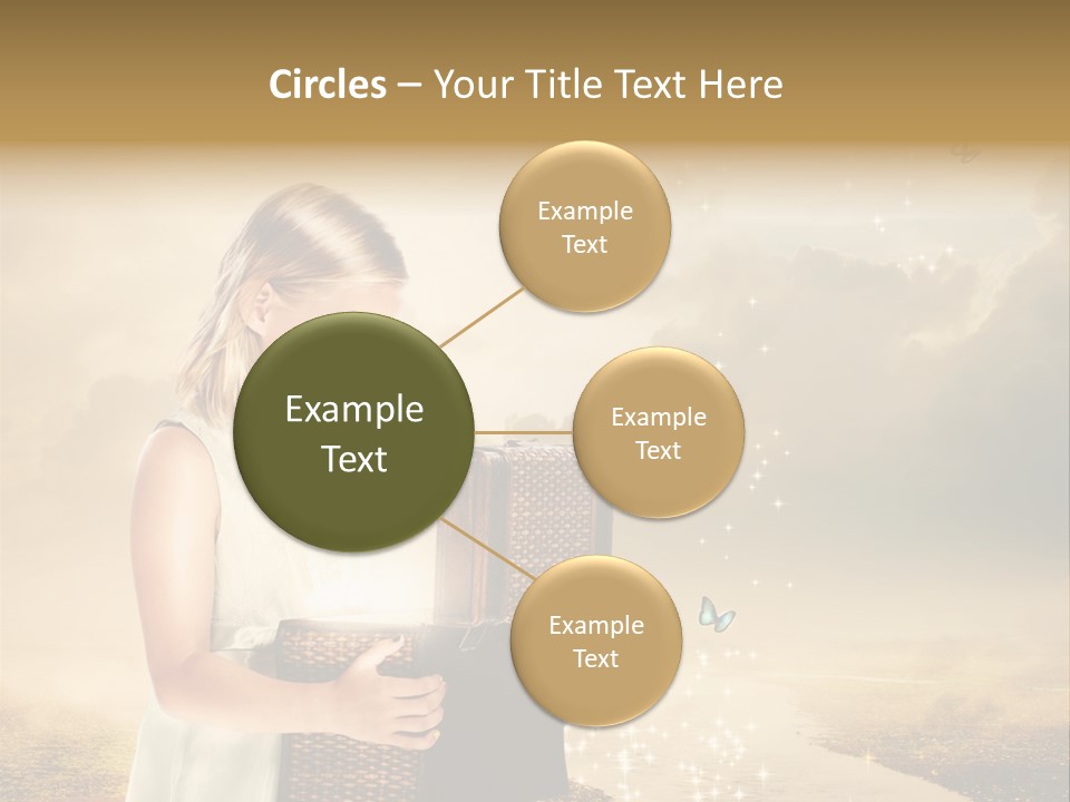 River Happiness Night PowerPoint Template