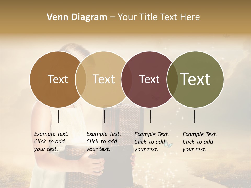 River Happiness Night PowerPoint Template