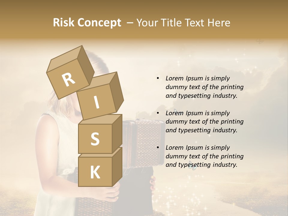 River Happiness Night PowerPoint Template