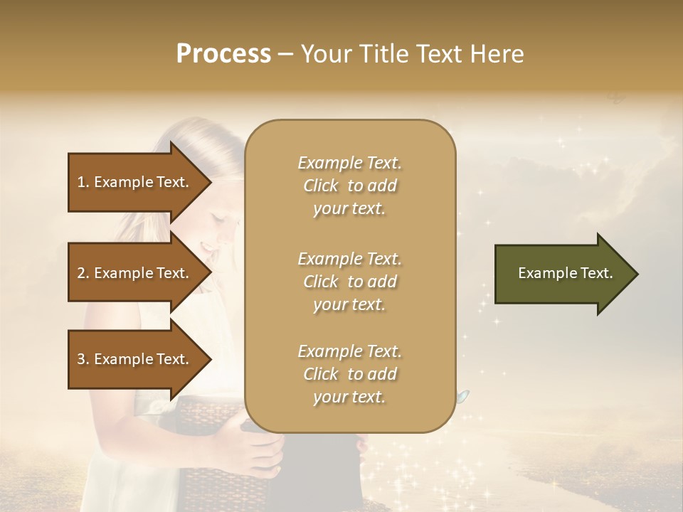 River Happiness Night PowerPoint Template