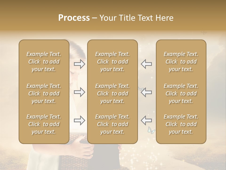 River Happiness Night PowerPoint Template