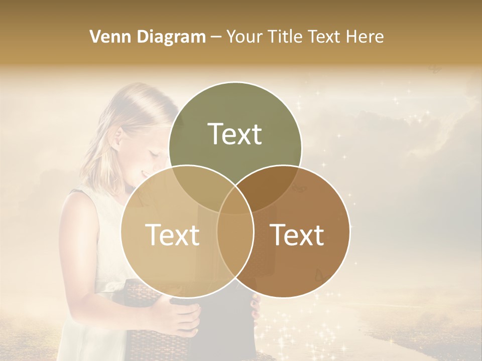 River Happiness Night PowerPoint Template