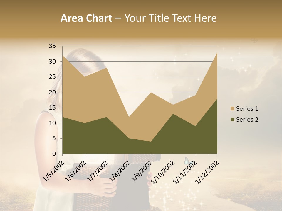 River Happiness Night PowerPoint Template