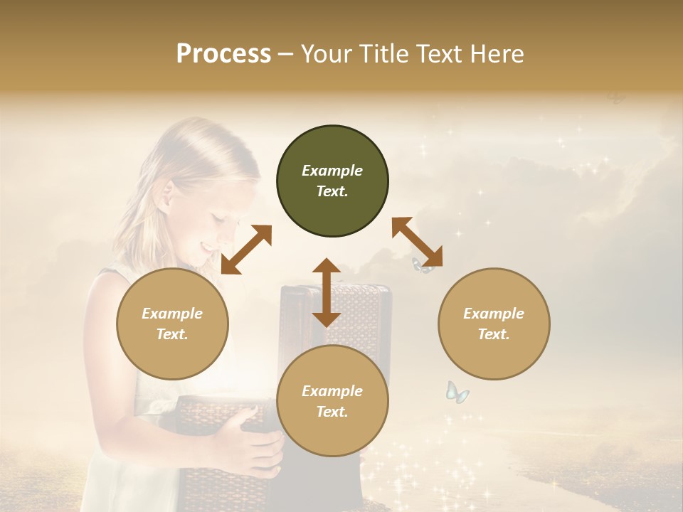 River Happiness Night PowerPoint Template