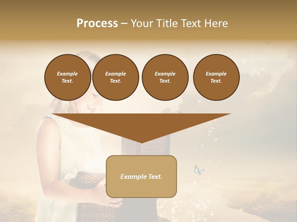 River Happiness Night PowerPoint Template