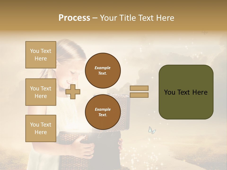 River Happiness Night PowerPoint Template