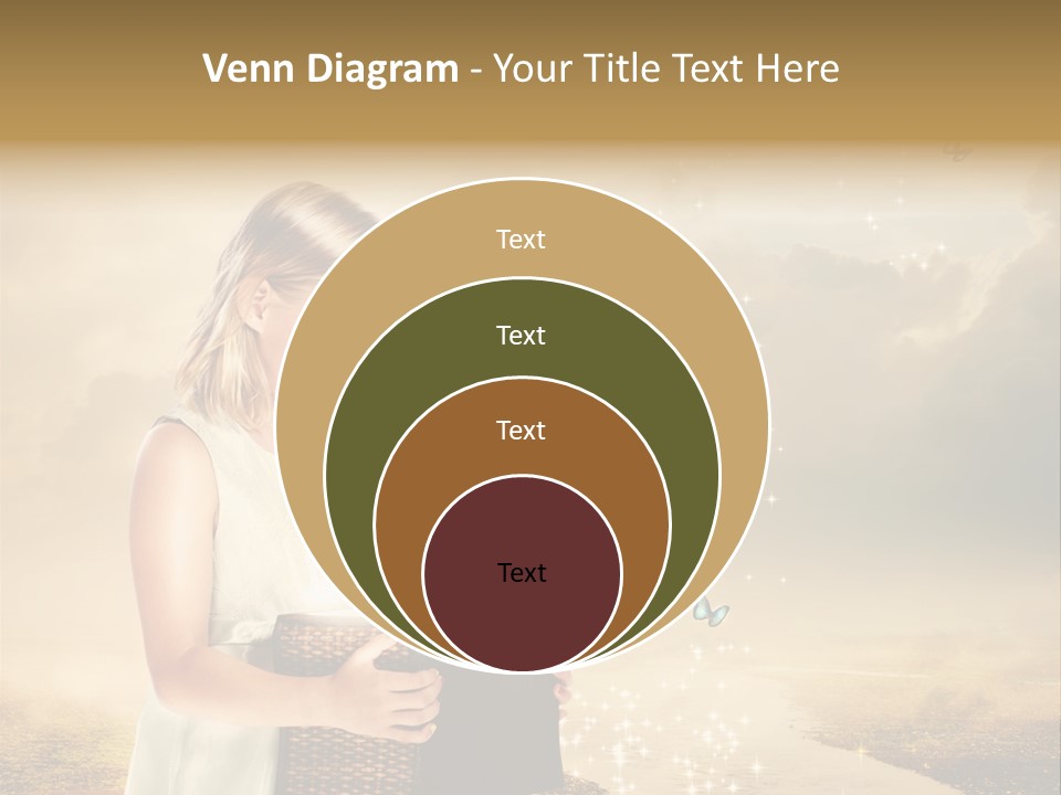 River Happiness Night PowerPoint Template