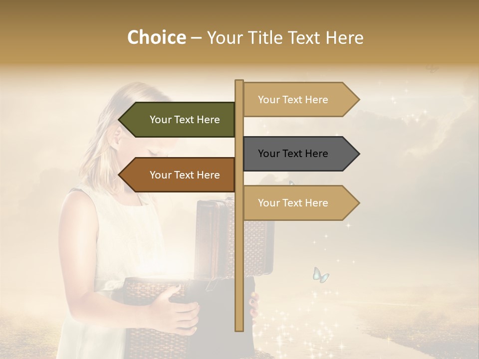 River Happiness Night PowerPoint Template