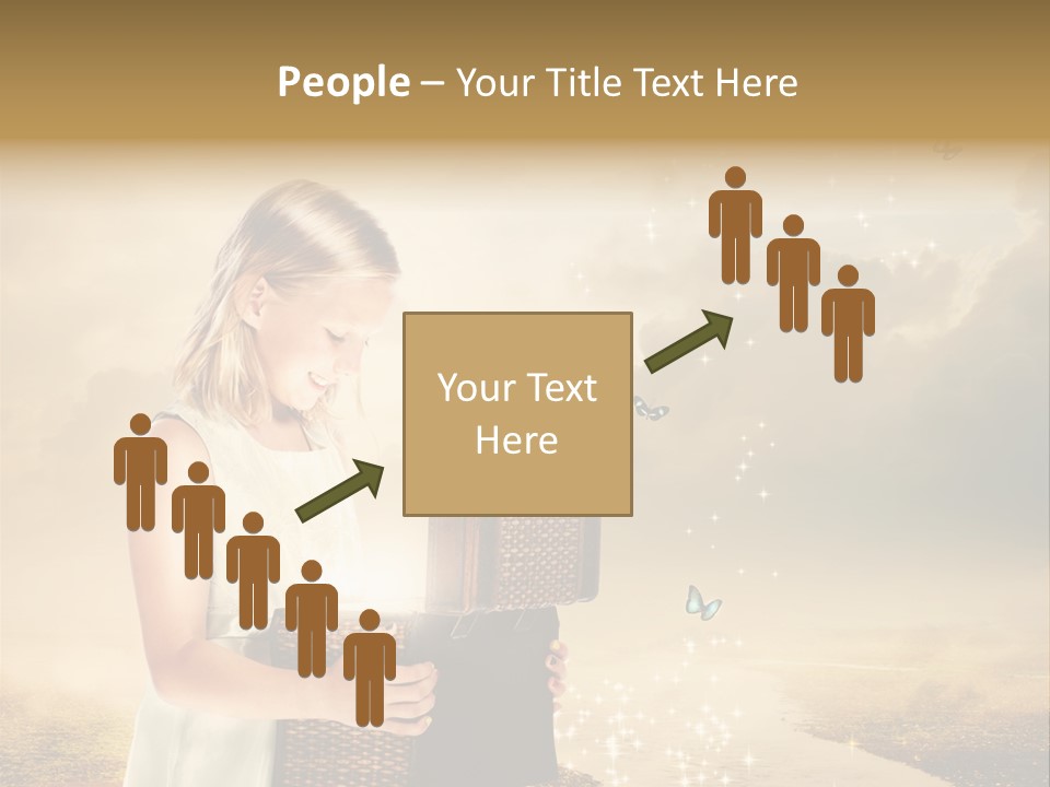 River Happiness Night PowerPoint Template