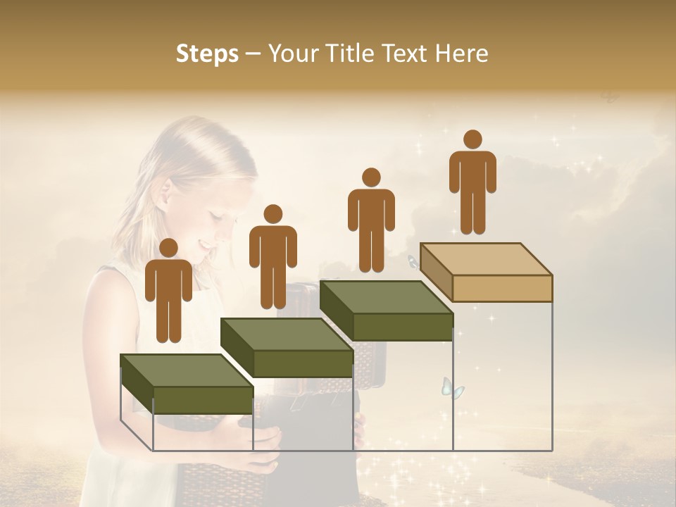 River Happiness Night PowerPoint Template