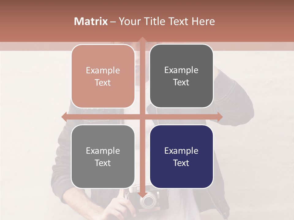 Trendsetter Standing Portrait PowerPoint Template