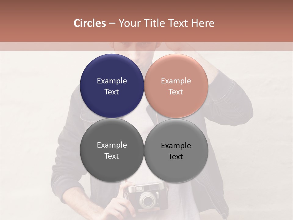 Trendsetter Standing Portrait PowerPoint Template