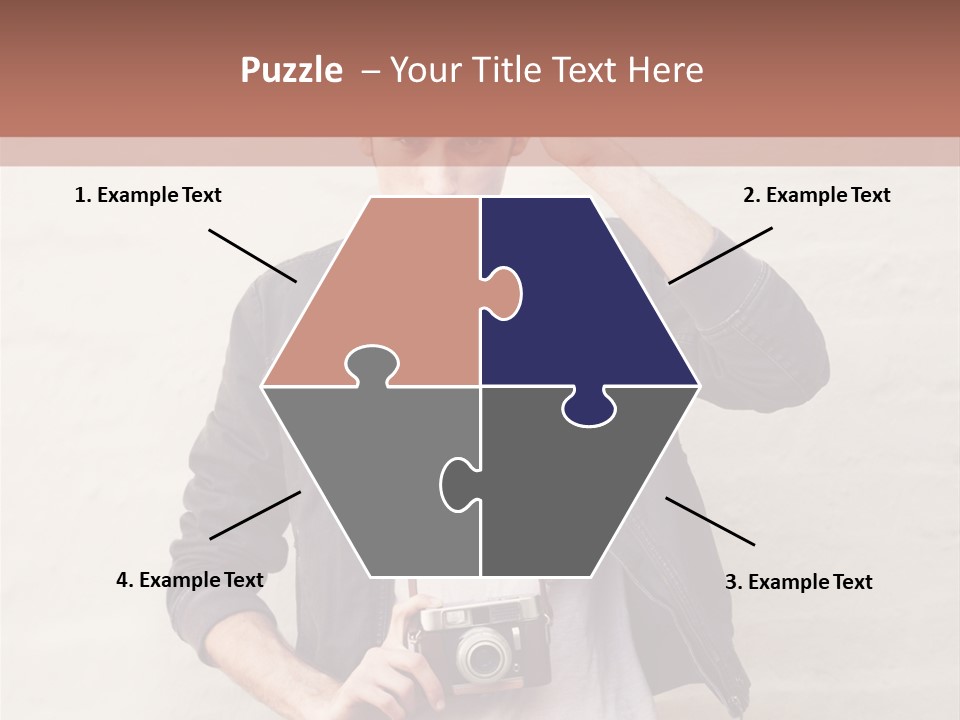 Trendsetter Standing Portrait PowerPoint Template