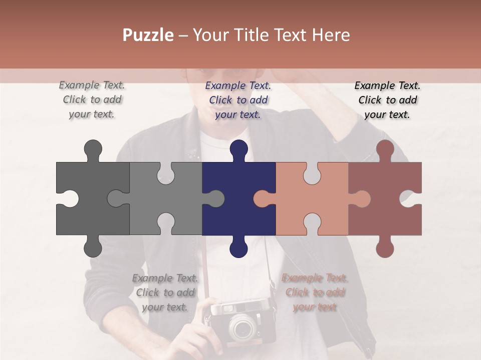 Trendsetter Standing Portrait PowerPoint Template