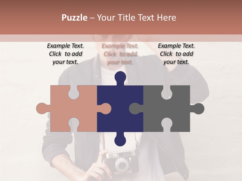 Trendsetter Standing Portrait PowerPoint Template