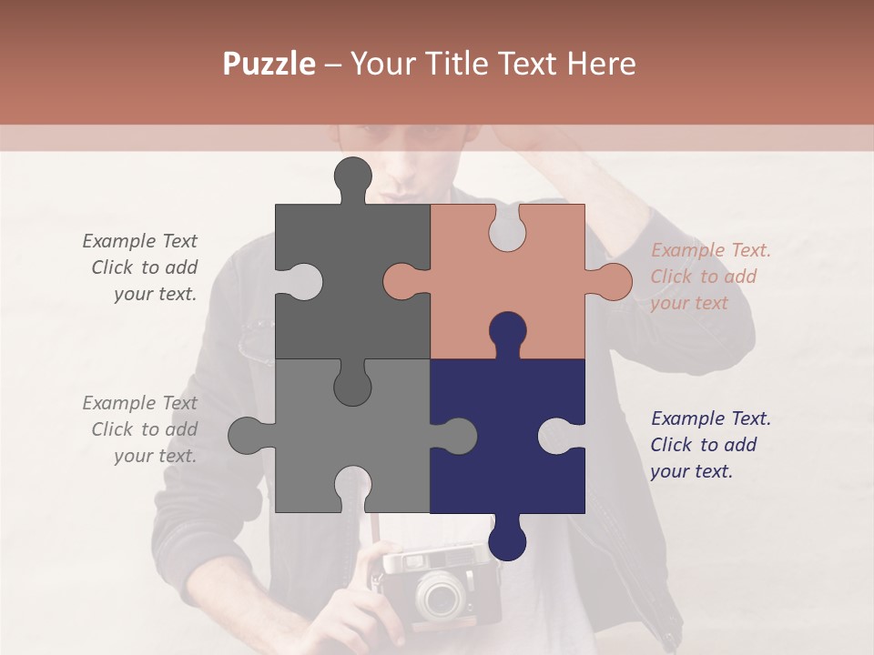 Trendsetter Standing Portrait PowerPoint Template