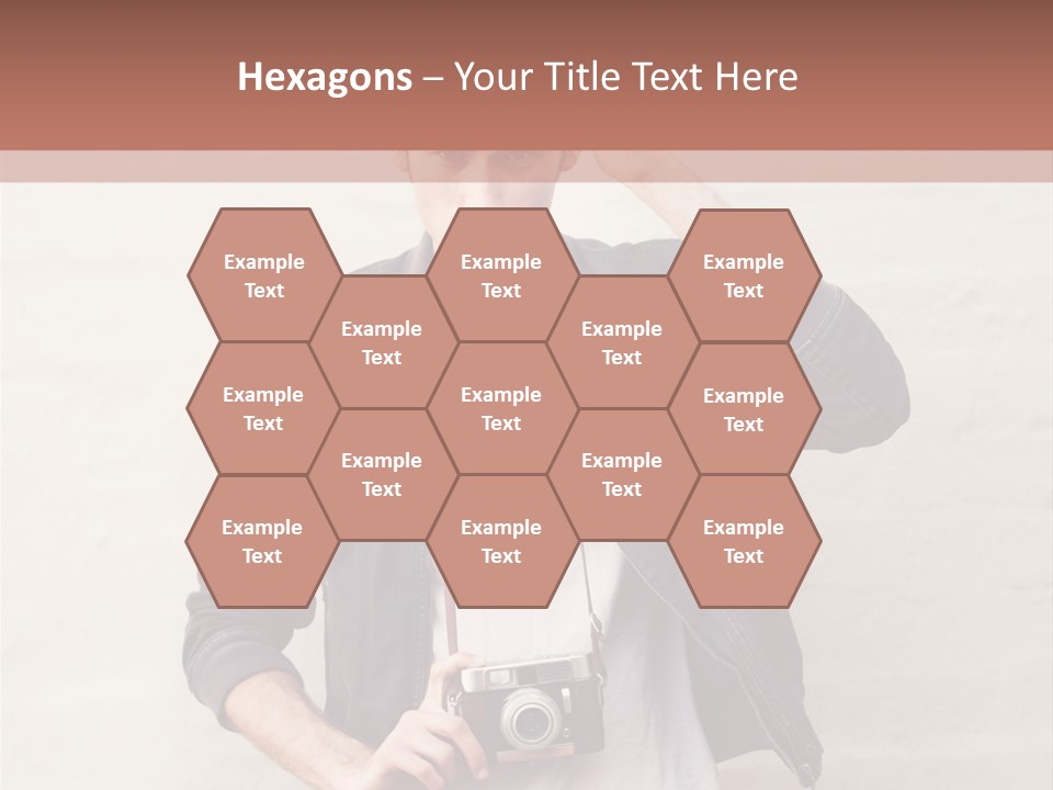 Trendsetter Standing Portrait PowerPoint Template