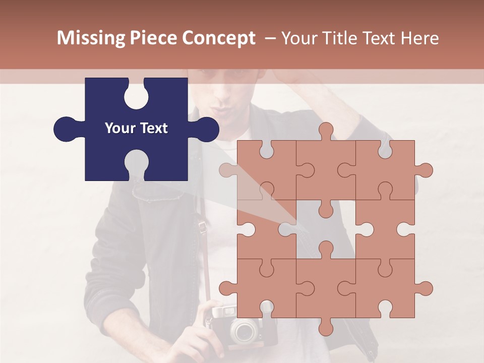 Trendsetter Standing Portrait PowerPoint Template