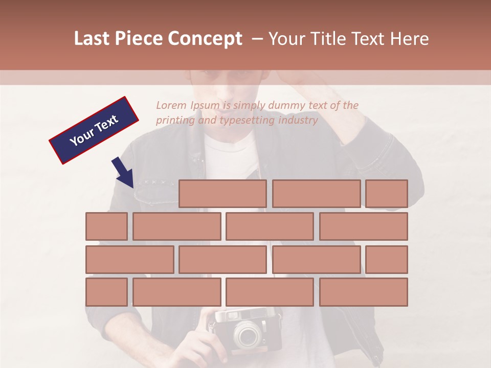 Trendsetter Standing Portrait PowerPoint Template