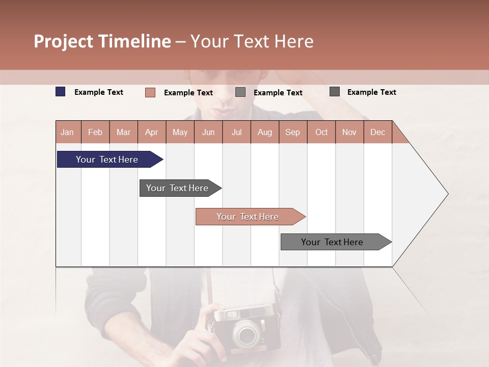 Trendsetter Standing Portrait PowerPoint Template