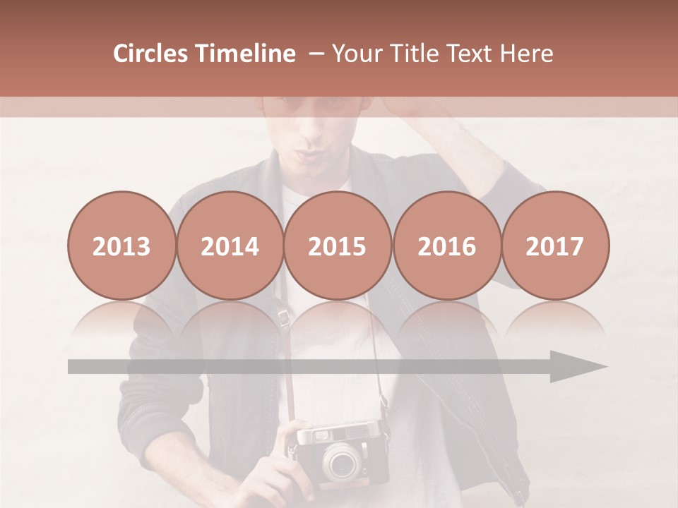 Trendsetter Standing Portrait PowerPoint Template