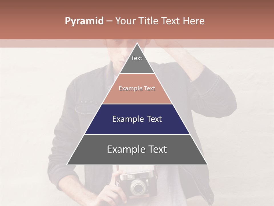 Trendsetter Standing Portrait PowerPoint Template