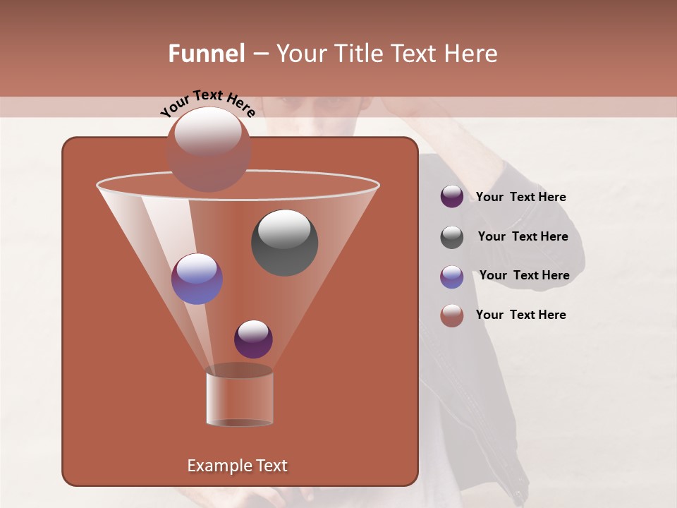 Trendsetter Standing Portrait PowerPoint Template