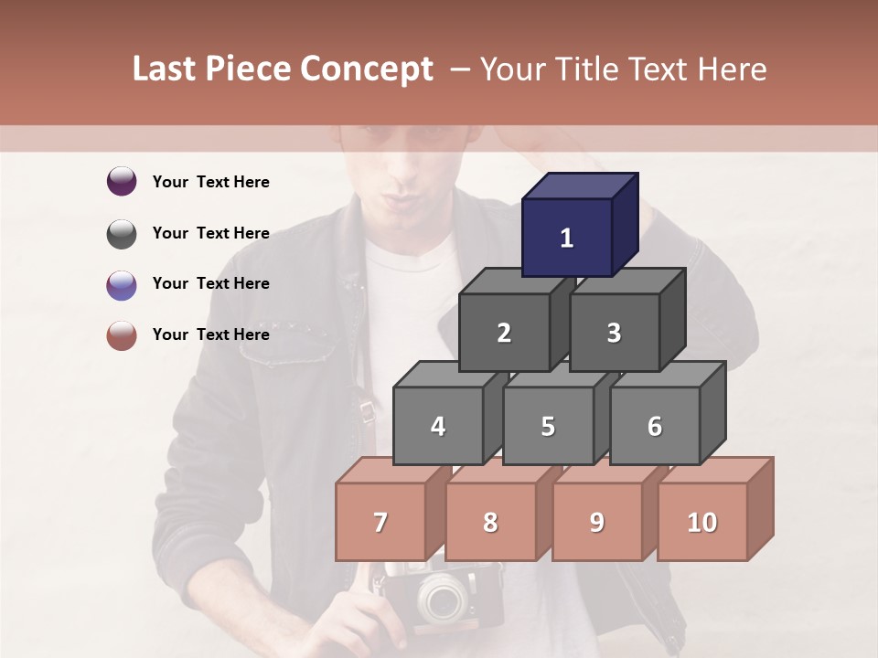 Trendsetter Standing Portrait PowerPoint Template