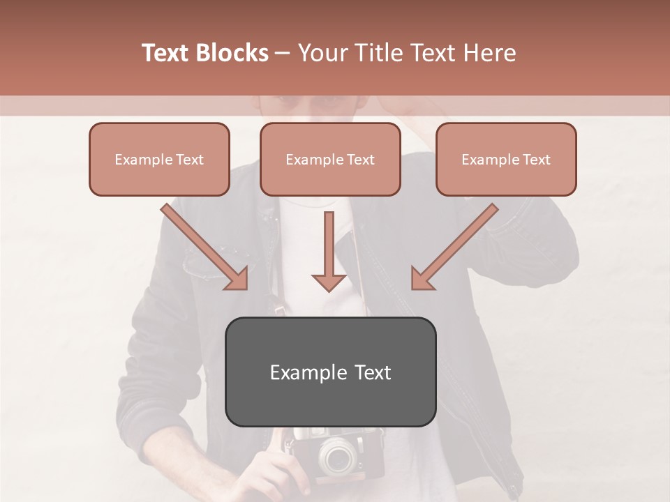 Trendsetter Standing Portrait PowerPoint Template