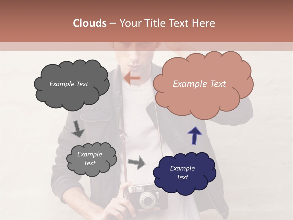 Trendsetter Standing Portrait PowerPoint Template