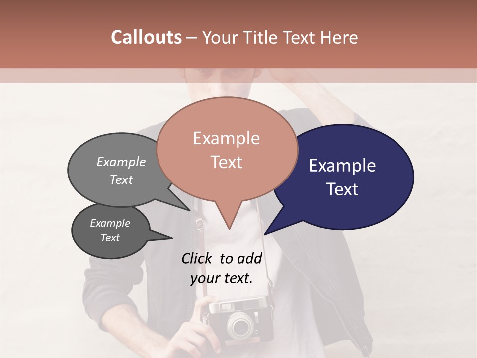 Trendsetter Standing Portrait PowerPoint Template