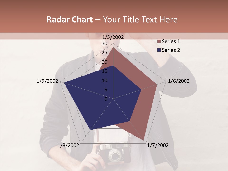 Trendsetter Standing Portrait PowerPoint Template