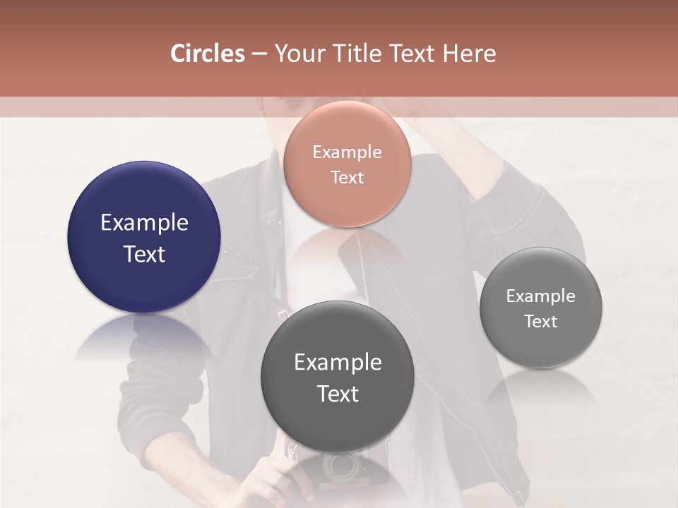 Trendsetter Standing Portrait PowerPoint Template