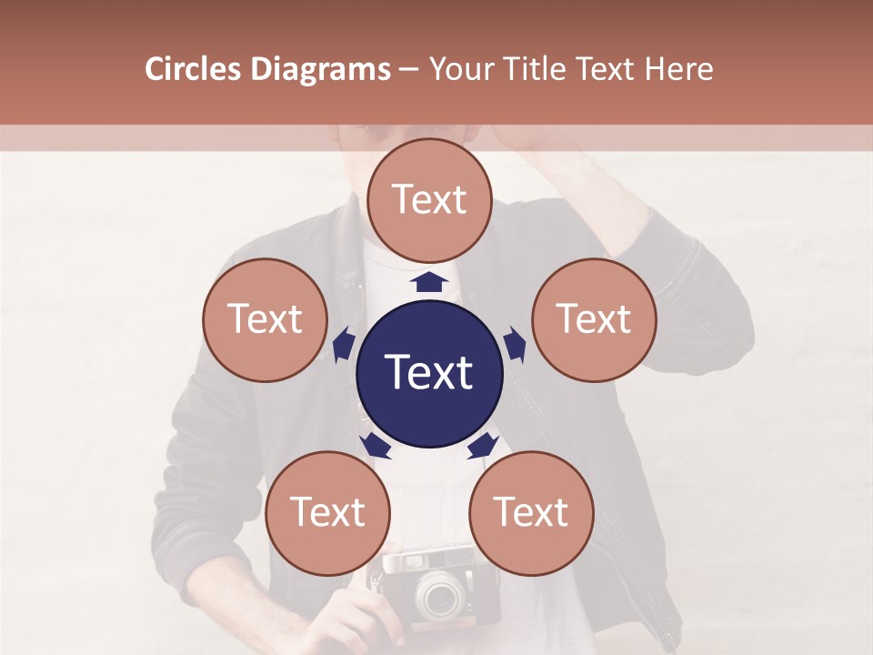 Trendsetter Standing Portrait PowerPoint Template