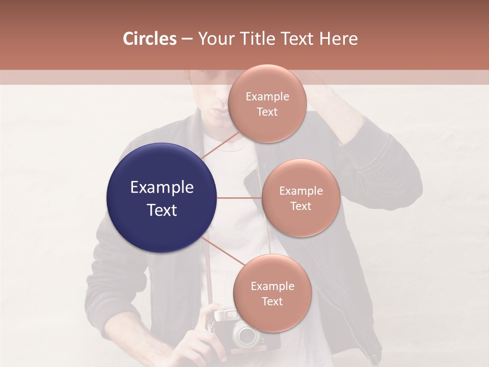 Trendsetter Standing Portrait PowerPoint Template