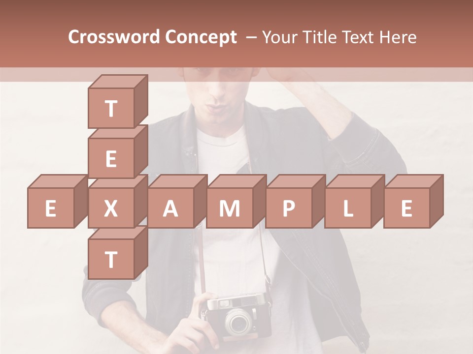 Trendsetter Standing Portrait PowerPoint Template