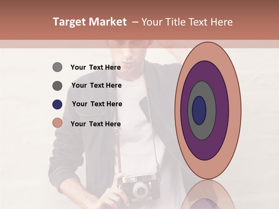 Trendsetter Standing Portrait PowerPoint Template