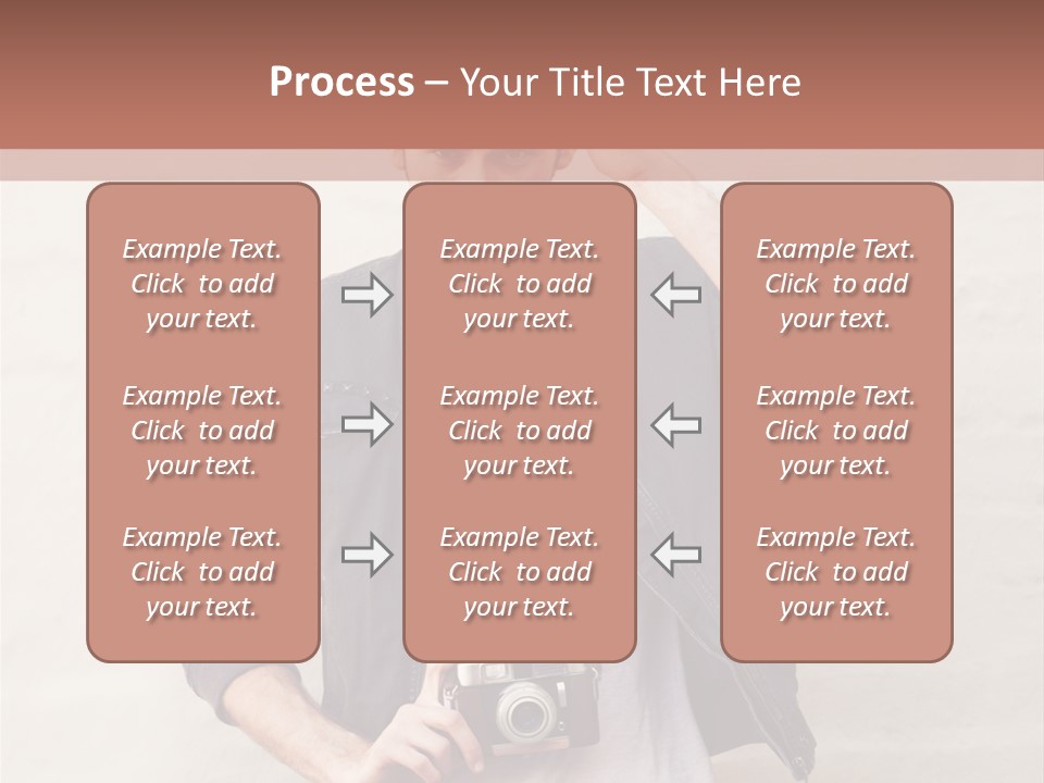 Trendsetter Standing Portrait PowerPoint Template