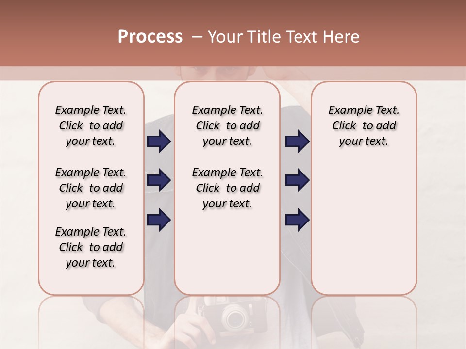Trendsetter Standing Portrait PowerPoint Template
