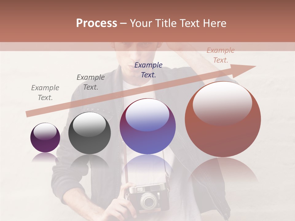 Trendsetter Standing Portrait PowerPoint Template