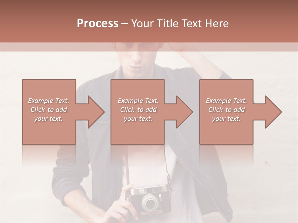Trendsetter Standing Portrait PowerPoint Template